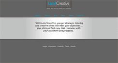 Desktop Screenshot of lairdcreative.com